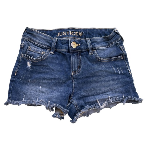 Justice Other - Justice Blue Distressed girls Shorts size 10